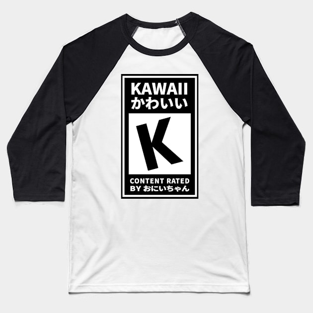 Kawaii T-shirt Baseball T-Shirt by Anime Gadgets